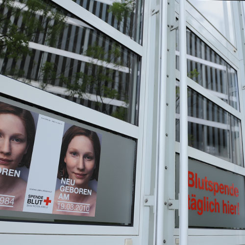 DRK Kassel - Deutsches Rotes Kreuz - Beschriftungen Fenster - Folierung Fenster